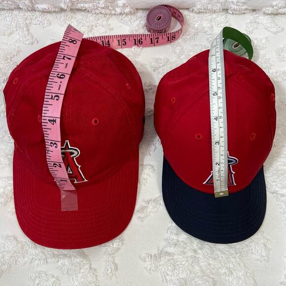 NEW ERA Los Angeles Angles Baseball Cap Lot of 2 Daddy and Me Fan Gear Game Day - Picture 6 of 8